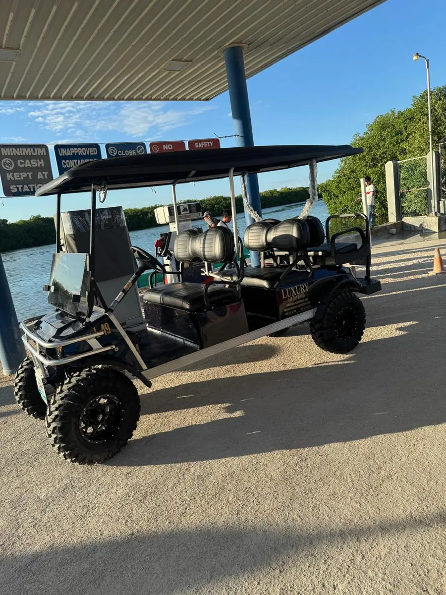 6 Passenger Luxury Golf Cart - San Pedro Belize